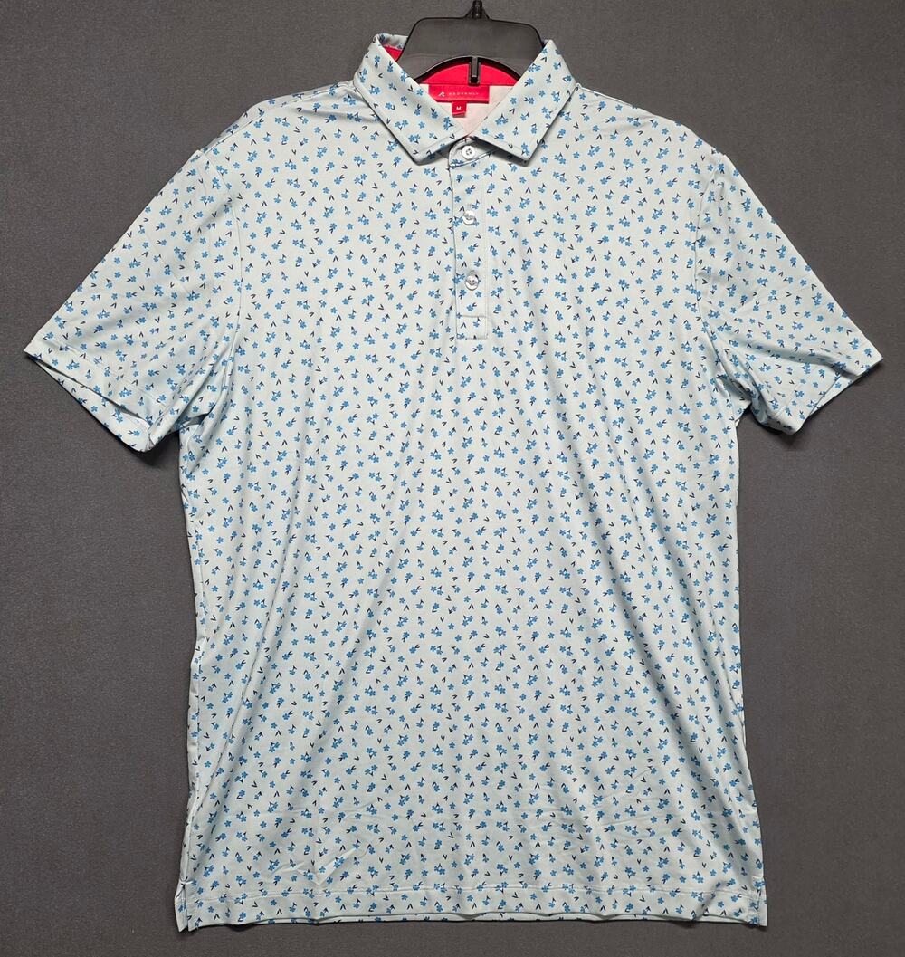 Redvanly Golf Polo Shirt Sz Medium Performance Luxury Tennis Athletic